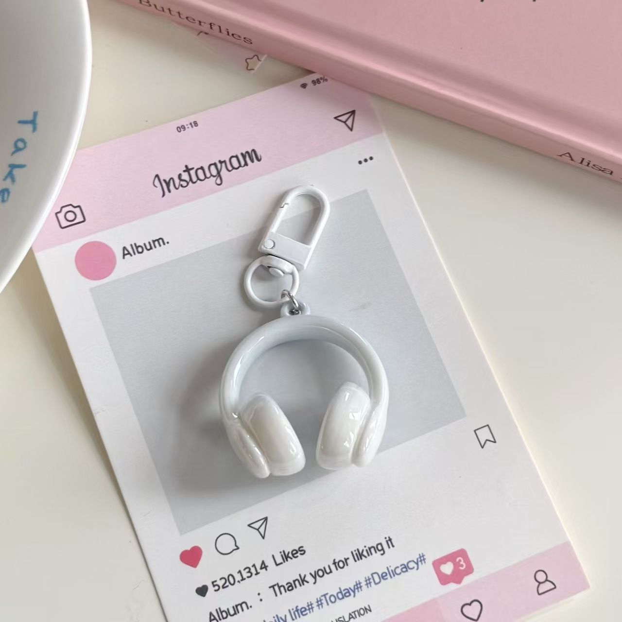 Wholesale Stereo earphone keychain